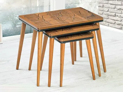 تصویر 2 از میز عسلی چوبی با کیفیت ساخت بالا و دوام طولانی